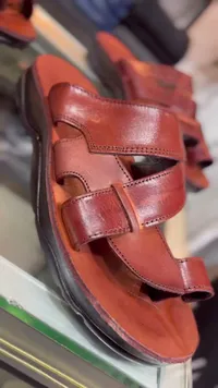 صندل رجالي جلد طبيعي