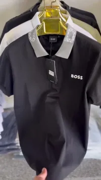 قميص بولو رجالي بياقة مميزة - بوس (Boss)