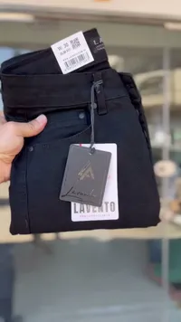 بنطلون جينز بقصة ضيقة - لافينتو (Lavento)