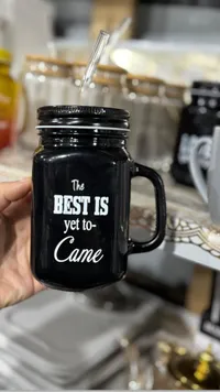 مج أسود بمقبض - The Best Is Yet to Come