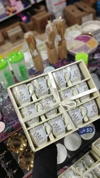 طقم فناجين قهوة - 6 فناجين