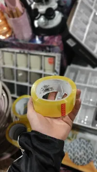 شريط لاصق شفاف عريض