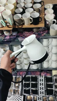 غلاية قهوة كهربائية - ركوة سيراميك