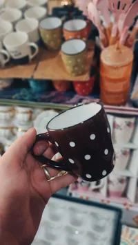 مج سيراميك منقط
