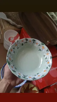 صحن تقديم سيراميك بنقشة الزهور
