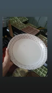 صحن تقديم سيراميك مزخرف - سوق غزة