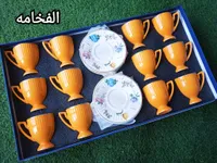 طقم فناجين قهوة وشاي - الفخامة