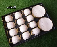 طقم فناجين قهوة سيراميك - الفخامة