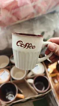 كوب سيراميك للقهوة بتصميم كلاسيكي