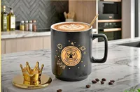 مج سيراميك أسود بتصميم فضائي - ستاربكس (Starbucks)