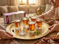 طقم أكواب شاي زجاجية - ريان (Rayan)