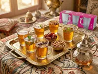 طقم أكواب شاي زجاجية 6 قطع - برنس (Prince)
