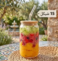 كوب مشروبات مع ماصة - بامبو (Bamboo) - سوق غزة