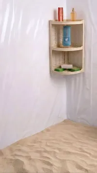 رف زاوية بلاستيكي