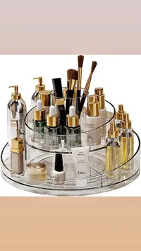 منظم مكياج دوار (Rotating Makeup Organizer)