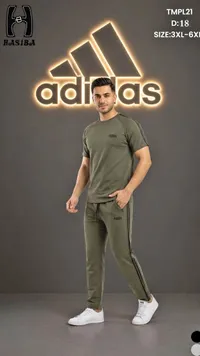 طقم رياضي رجالي صيفي - أديداس (Adidas)