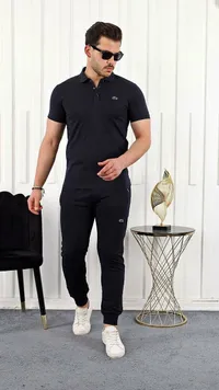 طقم رياضي رجالي صيفي - لاكوست (Lacoste)