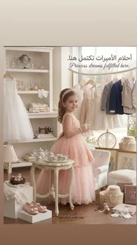 تشكيلة ملابس أطفال - أحلام الأميرات