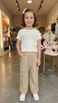 طقم ملابس أطفال بناتي