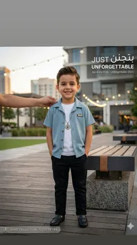 طقم ملابس أولاد صيفي - جو آن كيدز (Joe Anne Kids)