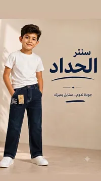 بنطلون جينز أطفال - سنتر الحداد
