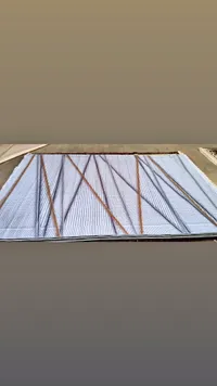 سجادة عصرية بتصميم هندسي