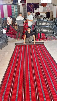 سجاد تراثي فلسطيني - نقشة الثوب