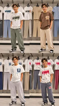 طقم ملابس صيفي للأولاد - شيك كيدز (Chic Kids)