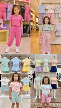 تشكيلة ملابس صيفية للأطفال - اتش اند ام (H&M)