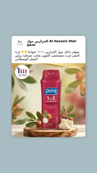 شامبو وبلسم 2 في 1 للشعر الجاف والتالف - فينوك (Pinuk)