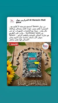 بذور دوار الشمس المملحة - تانيم (Tanem)