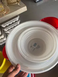طقم أوعية بلاستيكية متداخلة - كيتشن وير (Kitchenware)