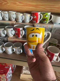مج سيراميك بتصميم إم آند إمز - أصفر (M&M's)