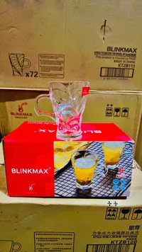 طقم أكواب زجاجية - بلينك ماكس (Blinkmax)