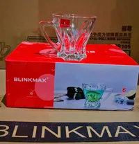 طقم أكواب زجاجية - بلينك ماكس (Blinkmax)
