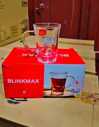 طقم أكواب زجاجية للشاي - بلينك ماكس (Blinkmax)