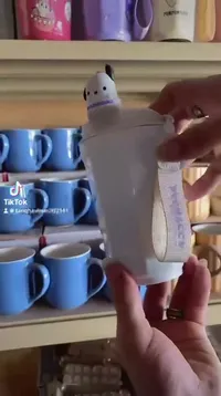 كوب أبيض بتصميم لطيف (Mug)
