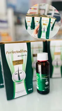 محلول مينوكسيديل 5% لعلاج تساقط الشعر - بيرفكتوديل (Perfectodil)