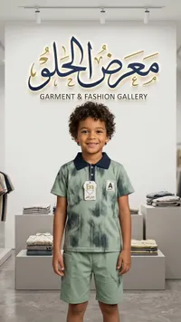 طقم صيفي للأولاد - إيفا (Eva)
