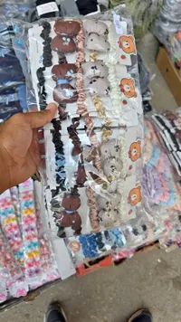 مجموعة ربطات شعر للأطفال بتصاميم الدببة