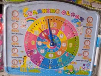 ساعة تعليمية ملونة - Learning Clock