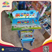مكتب وكرسي أطفال بتصميم قطار