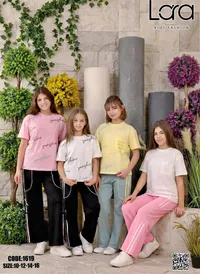 طقم ملابس صيفية للبنات - لارا كيدز فاشن (Lara Kids Fashion)