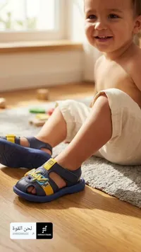 صندل أطفال صيفي بتصميم مرح