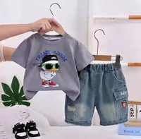 طقم ملابس أطفال صيفي - هوني بيبي (Honeybaby)