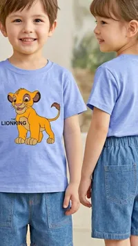طقم ملابس أطفال بطبعة الأسد الملك (The Lion King)