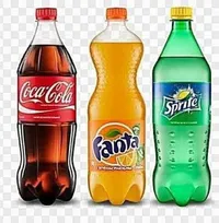 مشروبات غازية متنوعة - كوكاكولا وفانتا وسبرايت (Coca-Cola, Fanta, Sprite)