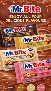 ويفر مغطى بالشوكولاتة - مستر بايت (Mr. Bite)