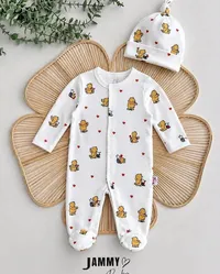 طقم رومبر وقبعة - جامي بيبي (Jammy Baby)