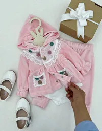 طقم ملابس أطفال - بناتي (Fashion)